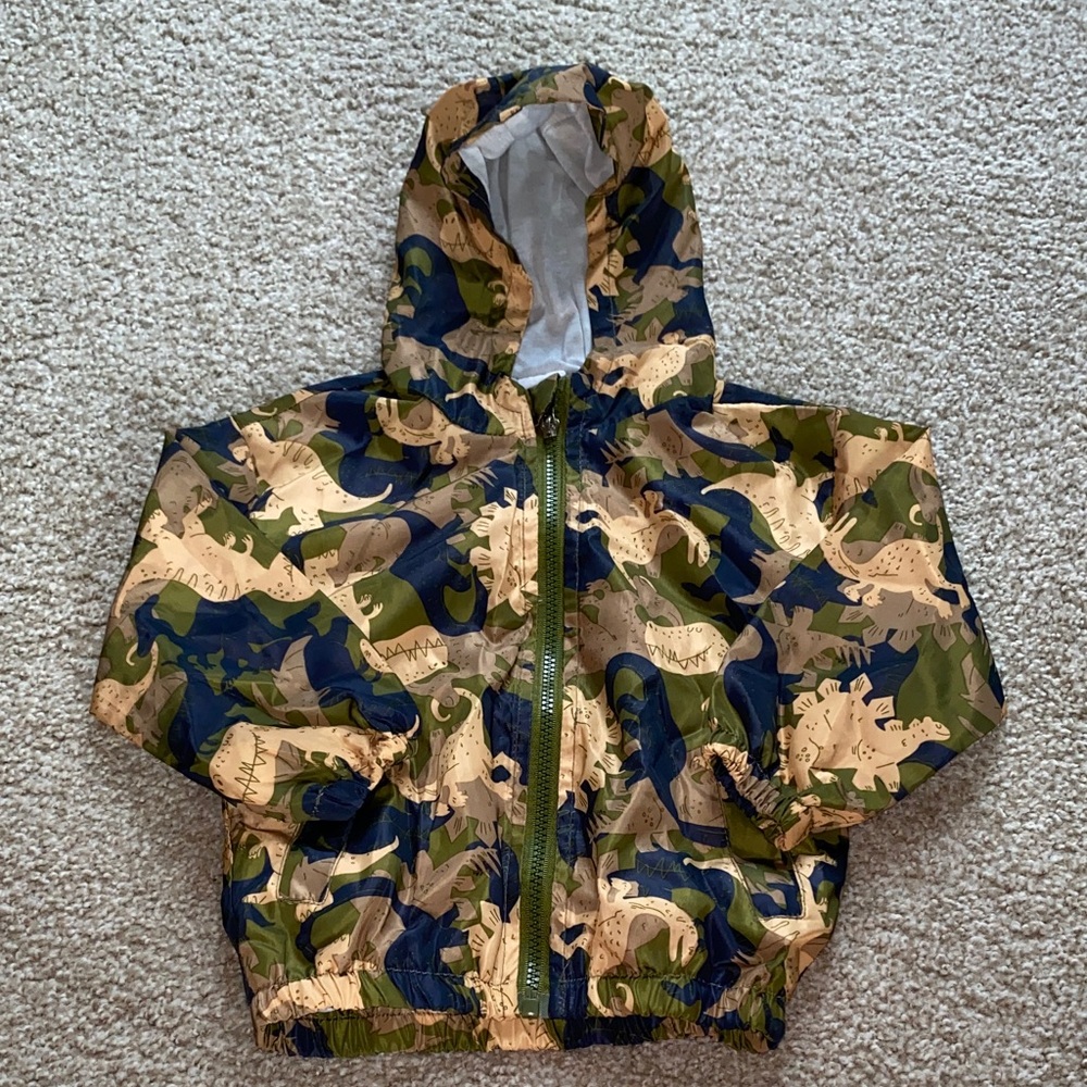 Dinosaur Raincoat 3T